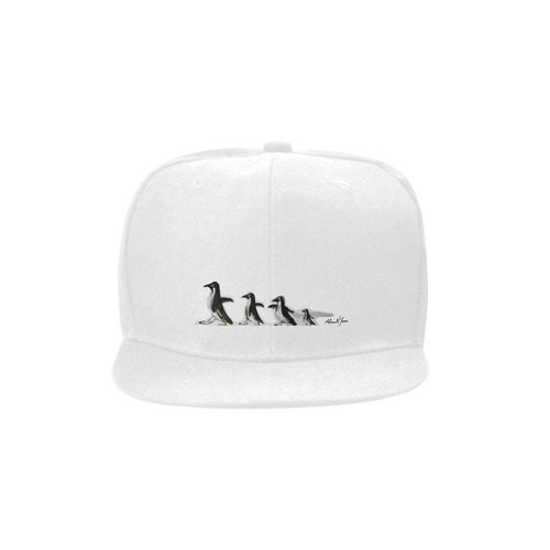 Penguin Family Walking Home by ANoelleJay Unisex Snapback Hat