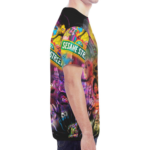 Sesame Street By TheONE Savior @ ImpossABLE Endeavors New All Over Print T-shirt for Men (Model T45)