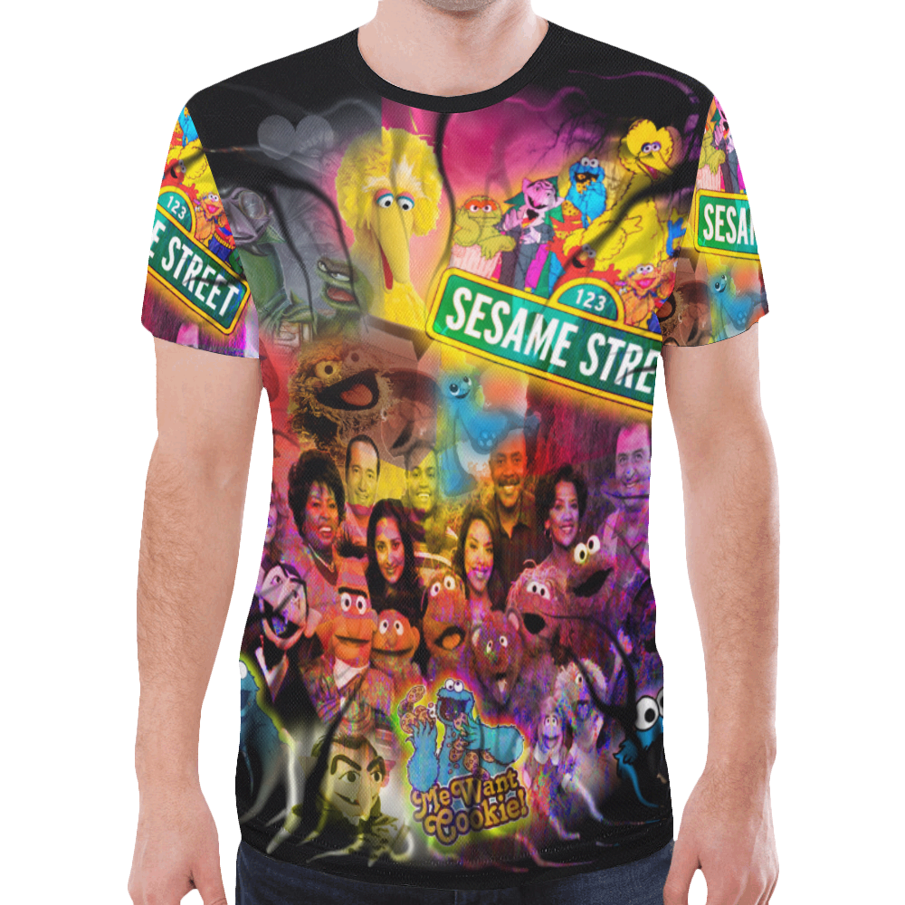 Sesame Street By TheONE Savior @ ImpossABLE Endeavors New All Over Print T-shirt for Men (Model T45)