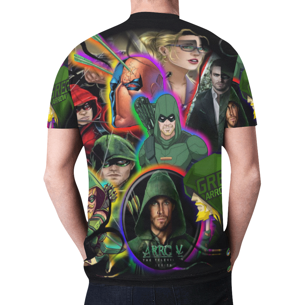 Green Arrow By TheONE Savior @ ImpossABLE Endeavors New All Over Print T-shirt for Men (Model T45)