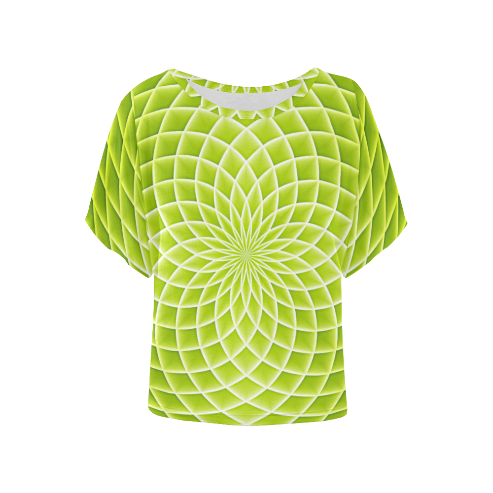 Swirl20160907 Women's Batwing-Sleeved Blouse T shirt (Model T44)