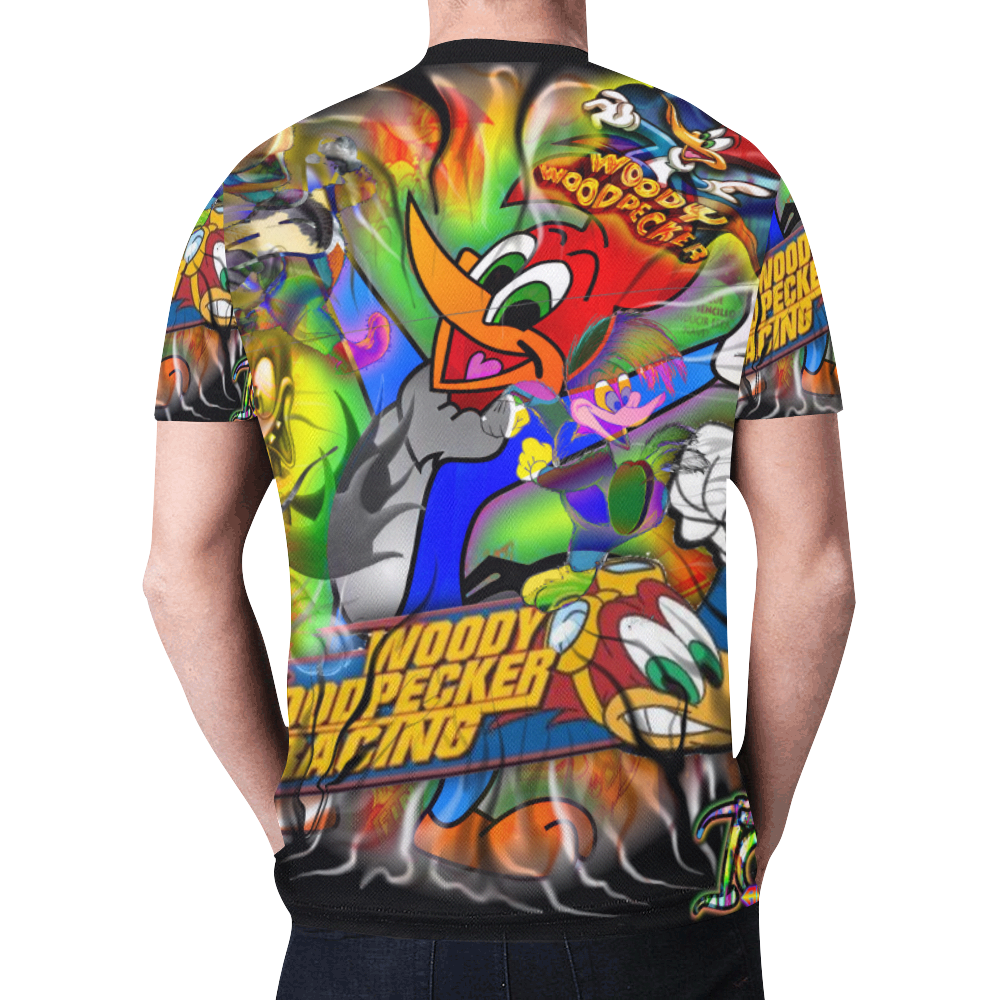 Woody Woodpecker By TheONE Savior @ ImpossABLE Endeavors New All Over Print T-shirt for Men (Model T45)