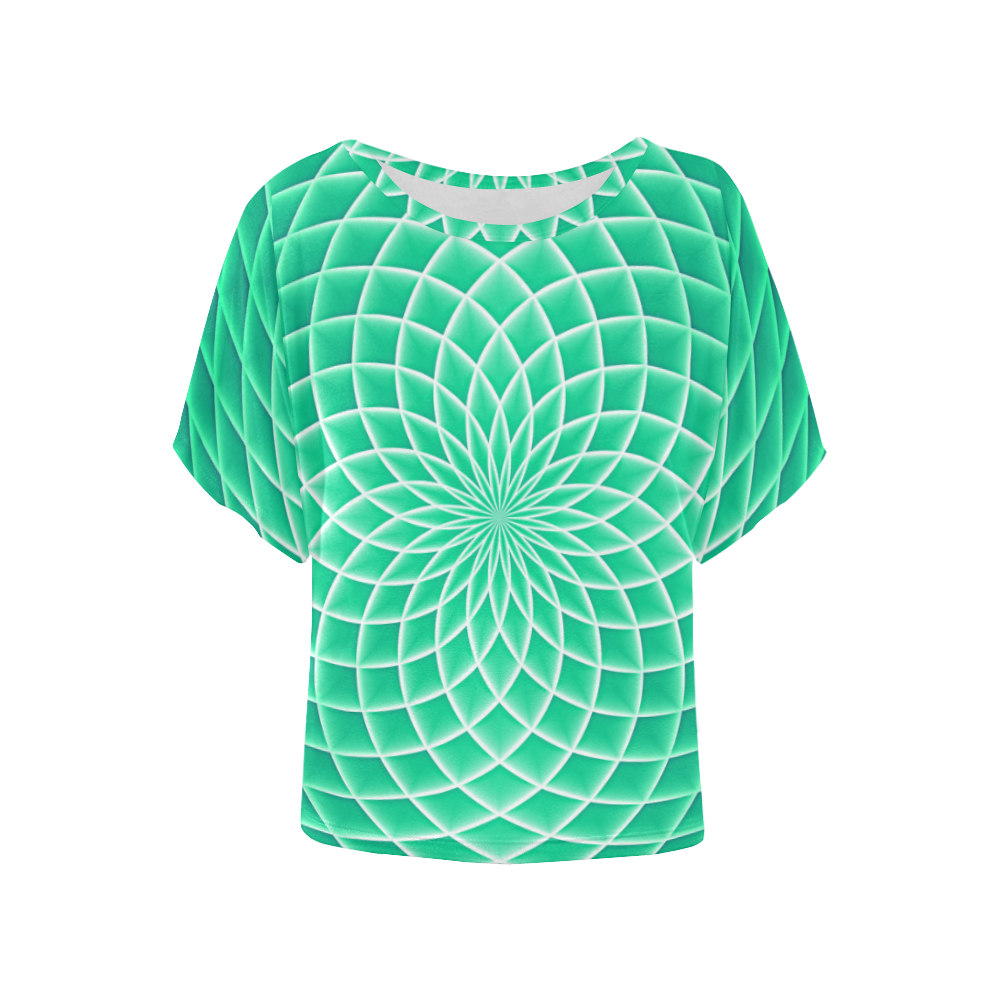 Swirl20160905 Women's Batwing-Sleeved Blouse T shirt (Model T44)
