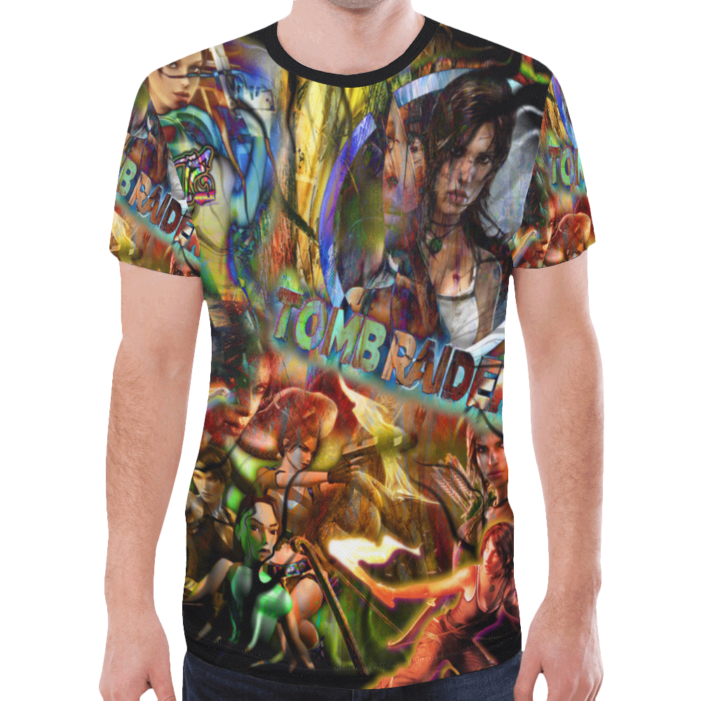 Tomb Raider By TheONE Savior @ ImpossABLE Endeavors New All Over Print T-shirt for Men (Model T45)