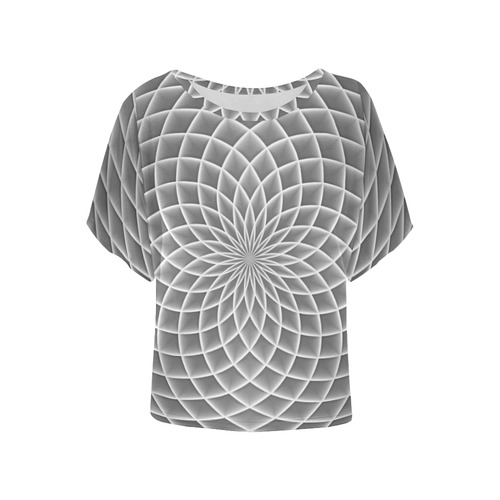 Swirl20160912 Women's Batwing-Sleeved Blouse T shirt (Model T44)