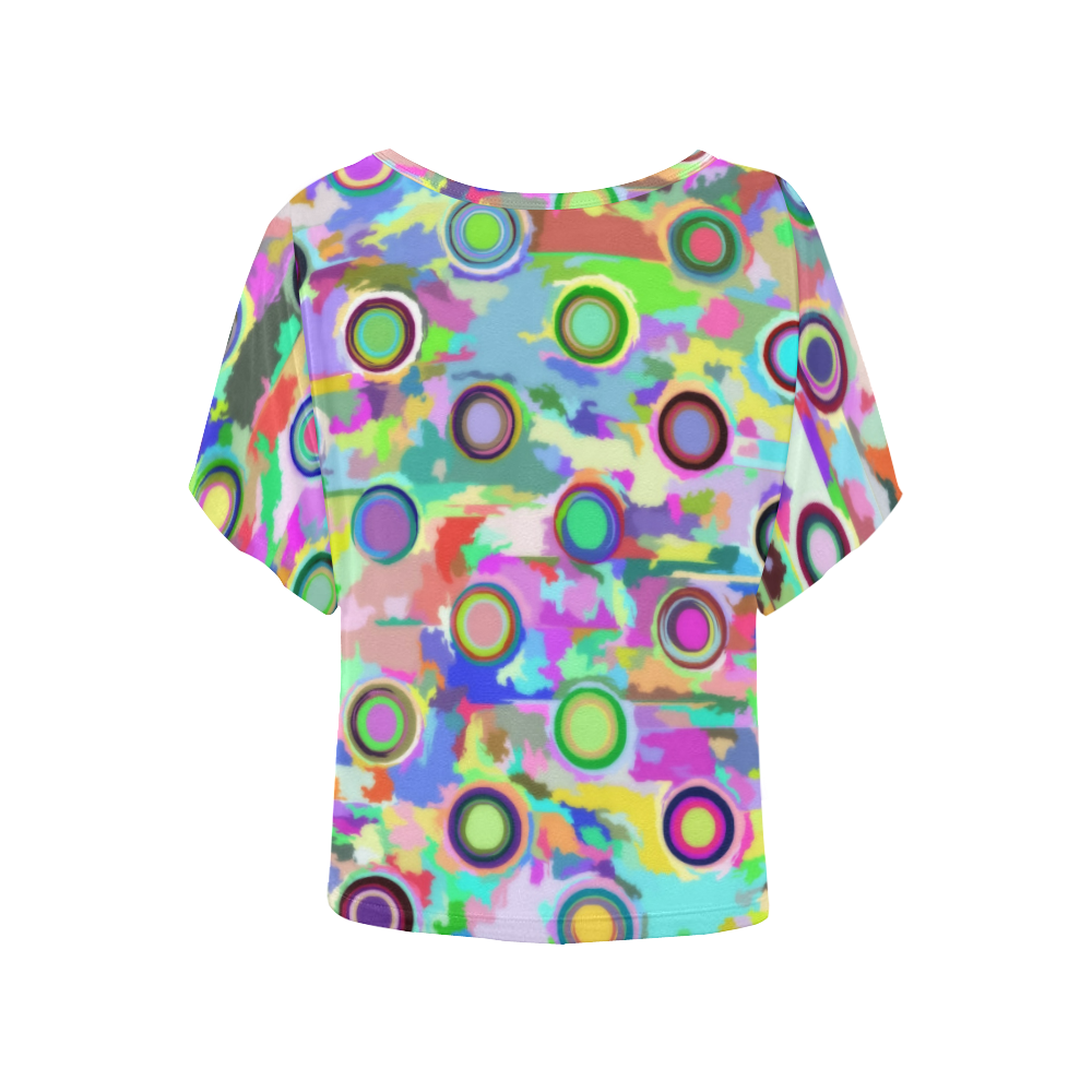 Pattern20170501_by_FeelGood Women's Batwing-Sleeved Blouse T shirt (Model T44)