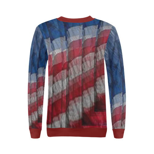 WAVINIT All Over Print Crewneck Sweatshirt for Women (Model H18)