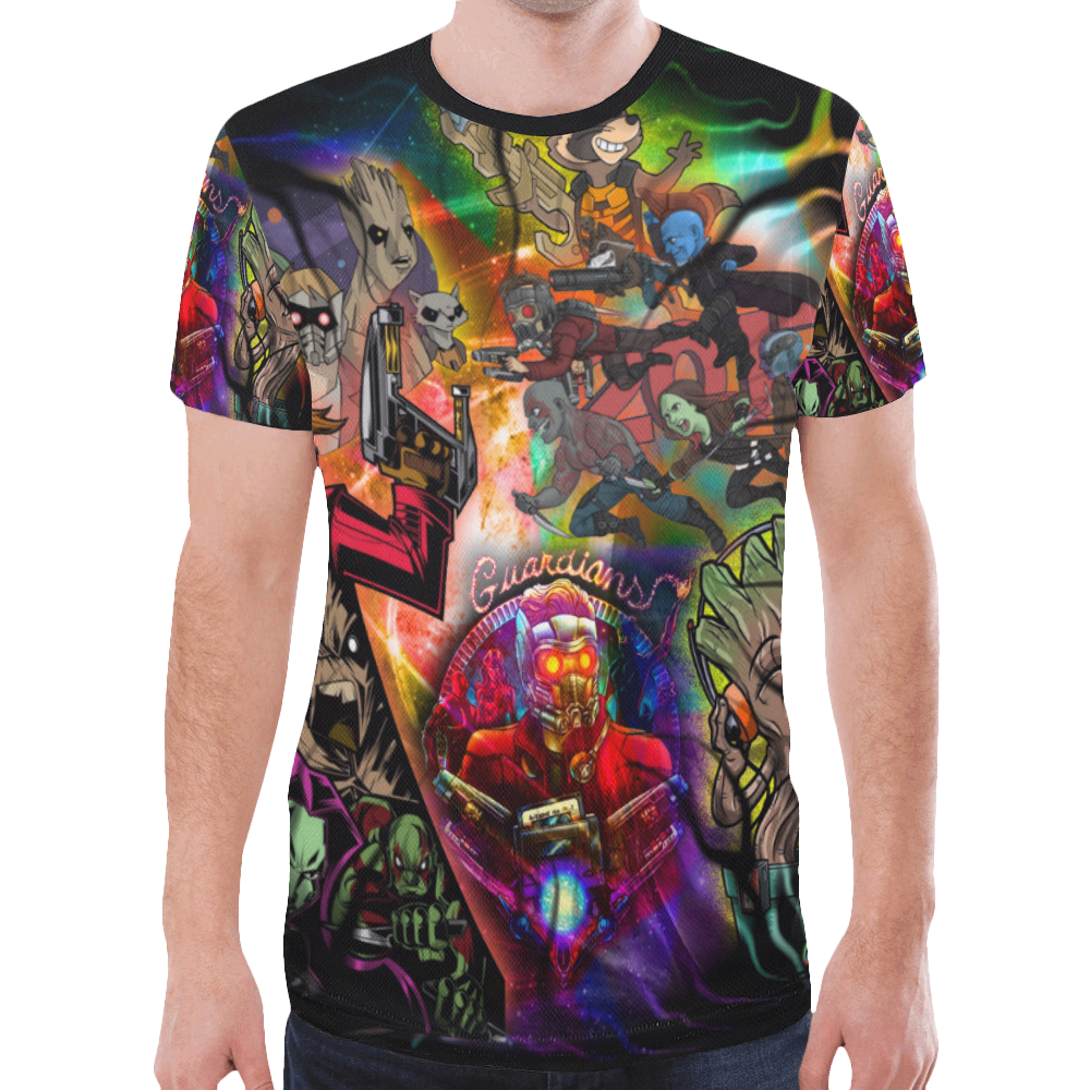 Guardians of the Galaxy By TheONE Savior @ ImpossABLE Endeavors New All Over Print T-shirt for Men (Model T45)