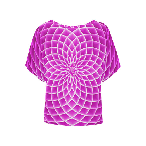 Swirl20160911 Women's Batwing-Sleeved Blouse T shirt (Model T44)