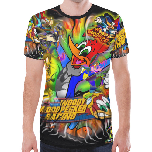 Woody Woodpecker By TheONE Savior @ ImpossABLE Endeavors New All Over Print T-shirt for Men (Model T45)