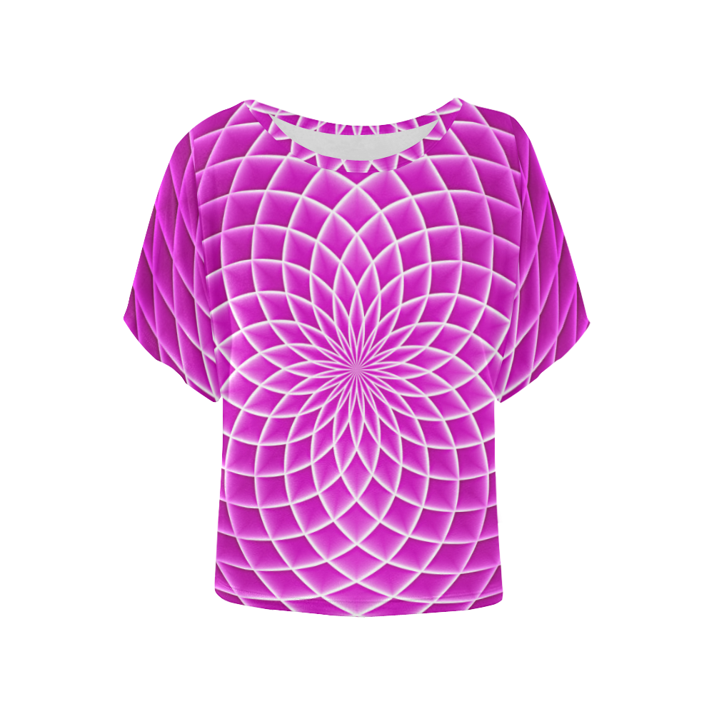 Swirl20160911 Women's Batwing-Sleeved Blouse T shirt (Model T44)