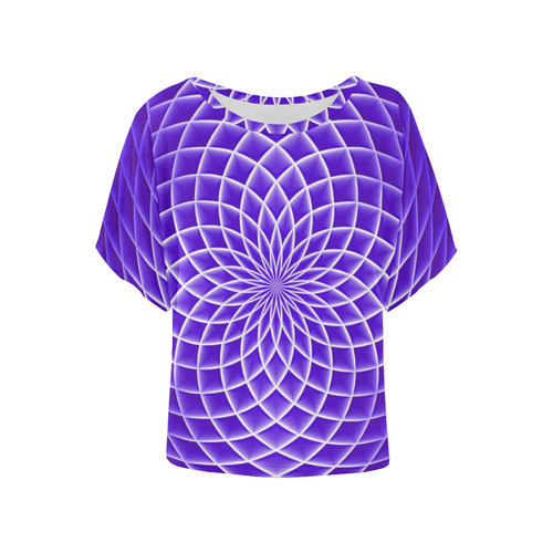 Swirl20160901 Women's Batwing-Sleeved Blouse T shirt (Model T44)
