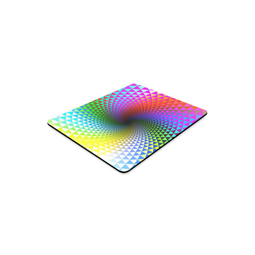 line_rotation_mind_teaser_psychedelic_ Rectangle Mousepad