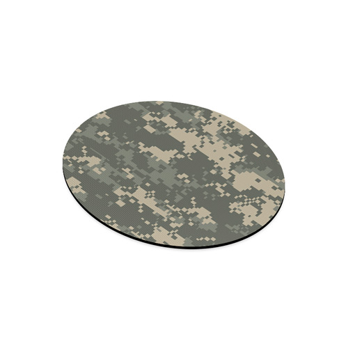 round camo camouflage mouse mat pad Round Mousepad