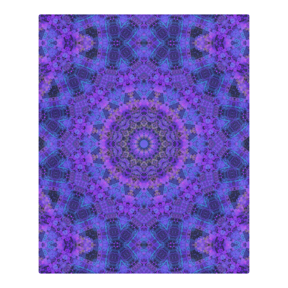 Mandala in Purple/Blue 3-Piece Bedding Set