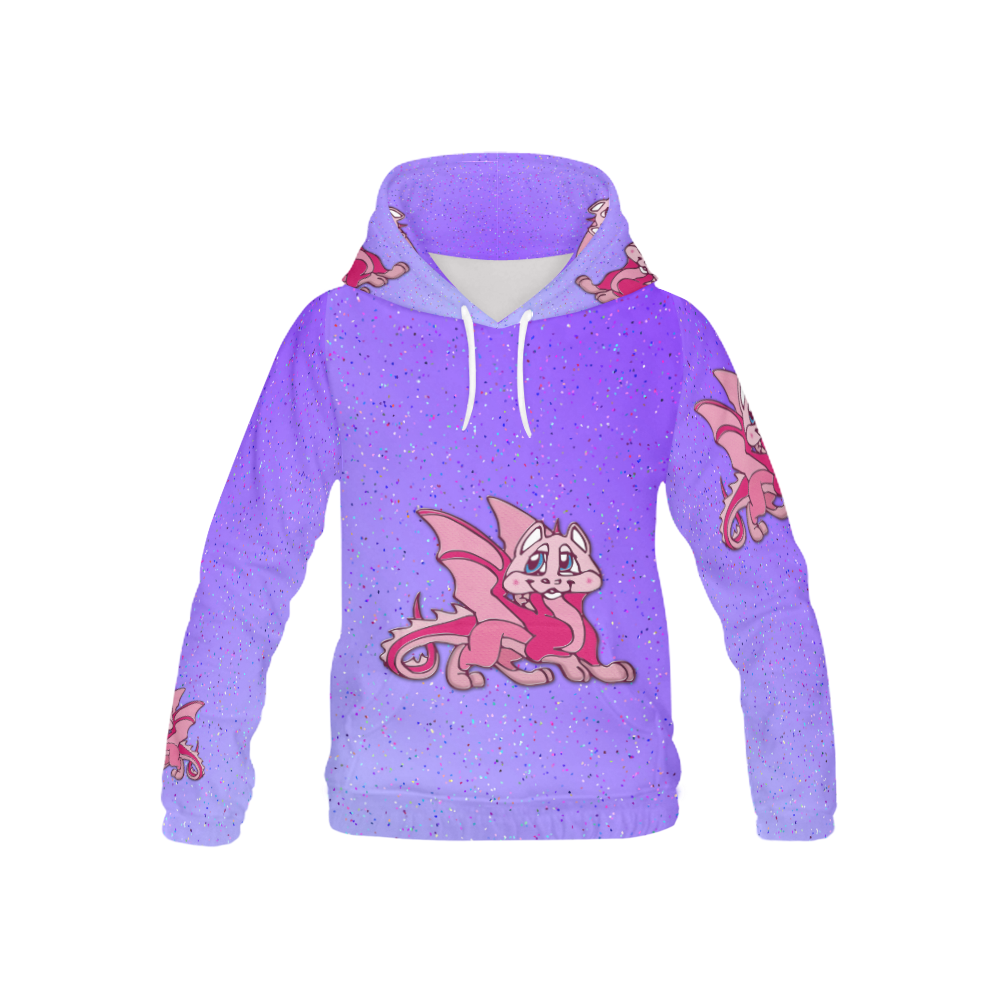 Pynky the dragon All Over Print Hoodie for Kid (USA Size) (Model H13)