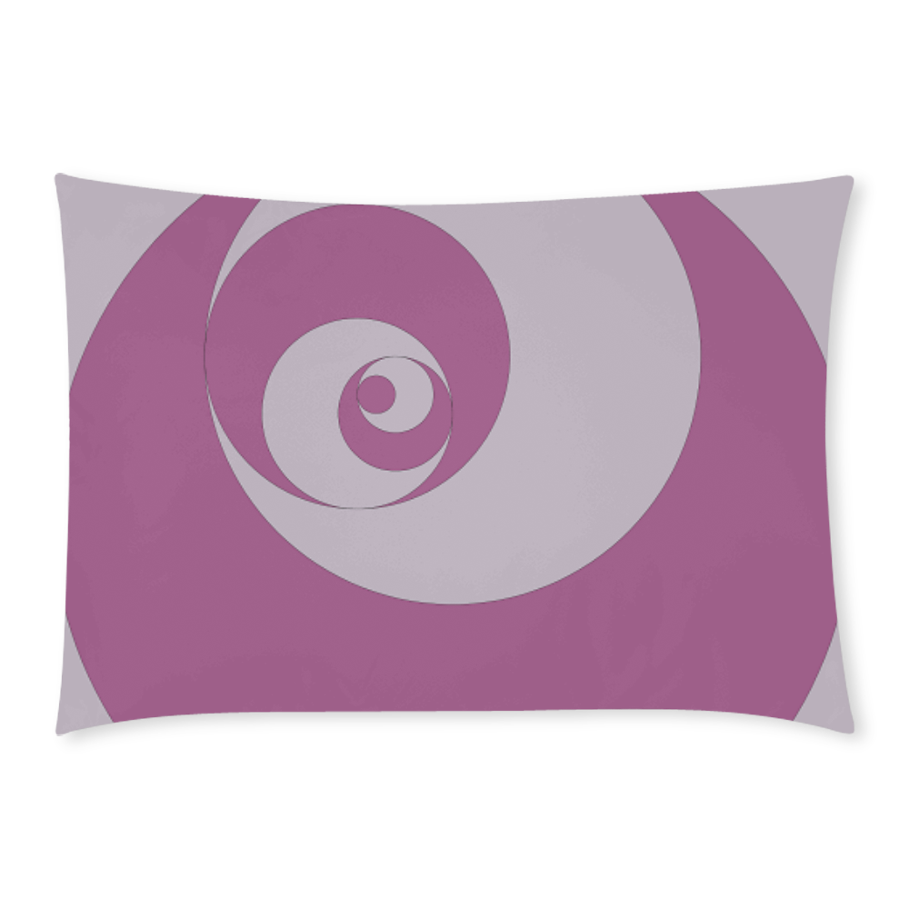 Fibonacci rose 4 Custom Rectangle Pillow Case 20x30 (One Side)