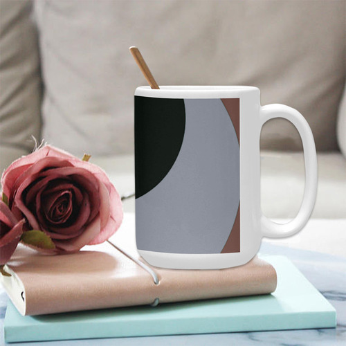 Fibonacci rose 6 Custom Ceramic Mug (15OZ)
