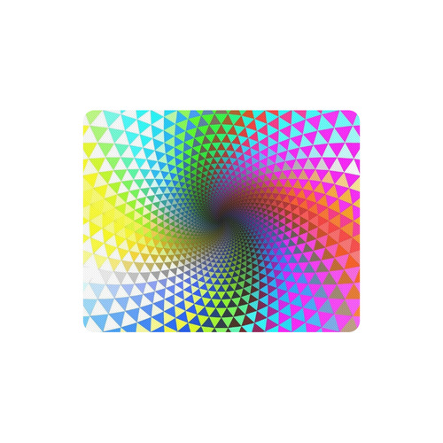 line_rotation_mind_teaser_psychedelic_ Rectangle Mousepad