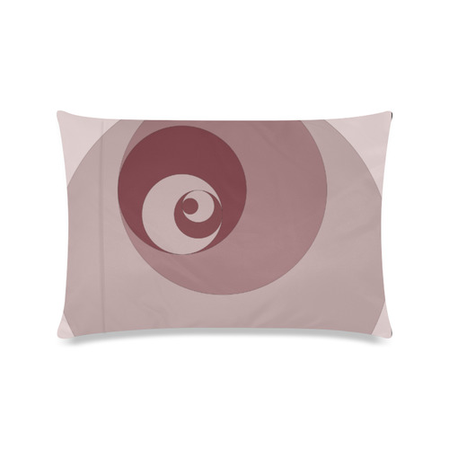 Fibonacci rose Custom Zippered Pillow Case 16"x24"(Twin Sides)