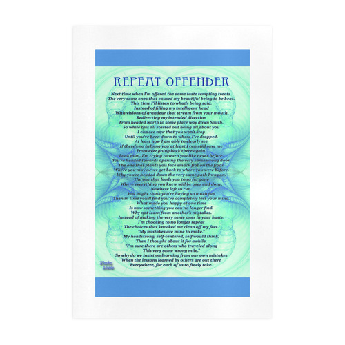 Repeat Offender ~ Reality Rhymes by Dr. Lystic Art Print 19‘’x28‘’