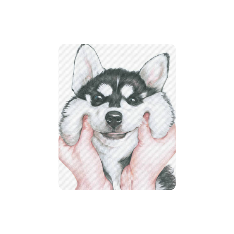 husky dogs Rectangle Mousepad