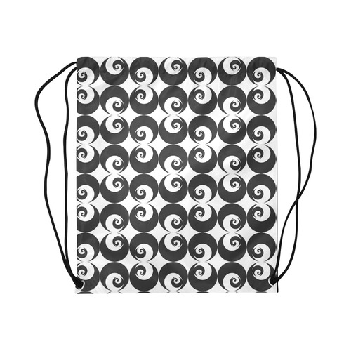 Fibonacci rose pattern 6 Large Drawstring Bag Model 1604 (Twin Sides)  16.5"(W) * 19.3"(H)