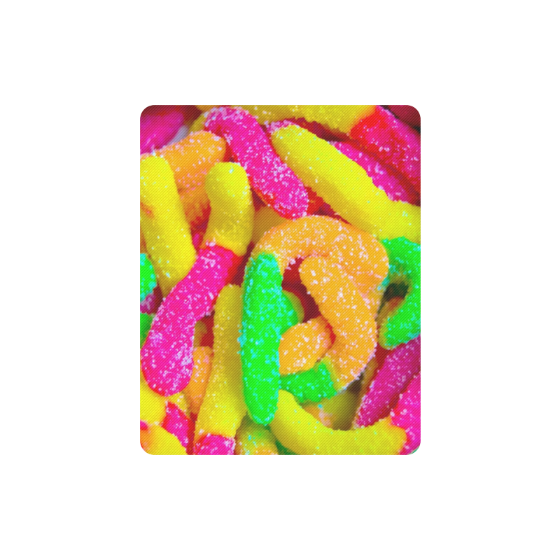 food_candy_sweets_sugar_shapes_patterns_bright_con Rectangle Mousepad