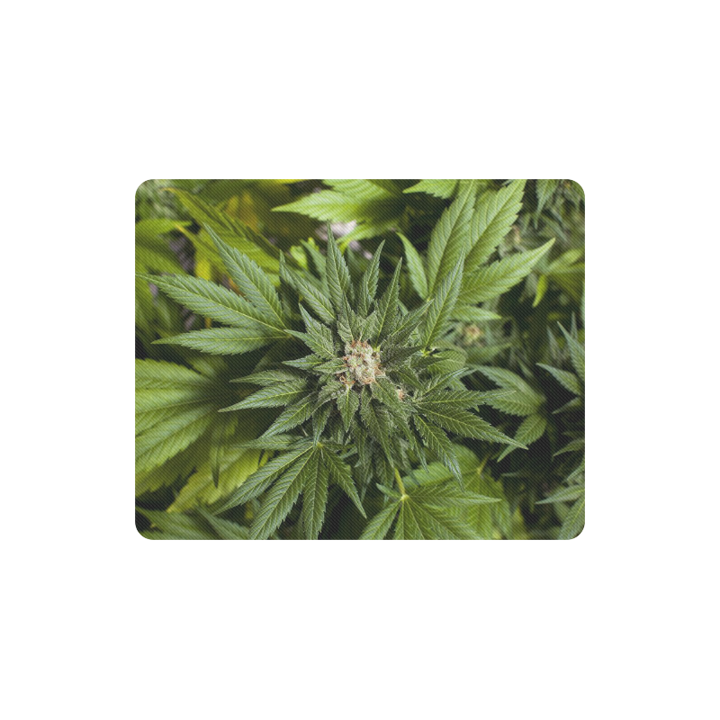 Marijuana_420_weed_mary_jane_ Rectangle Mousepad