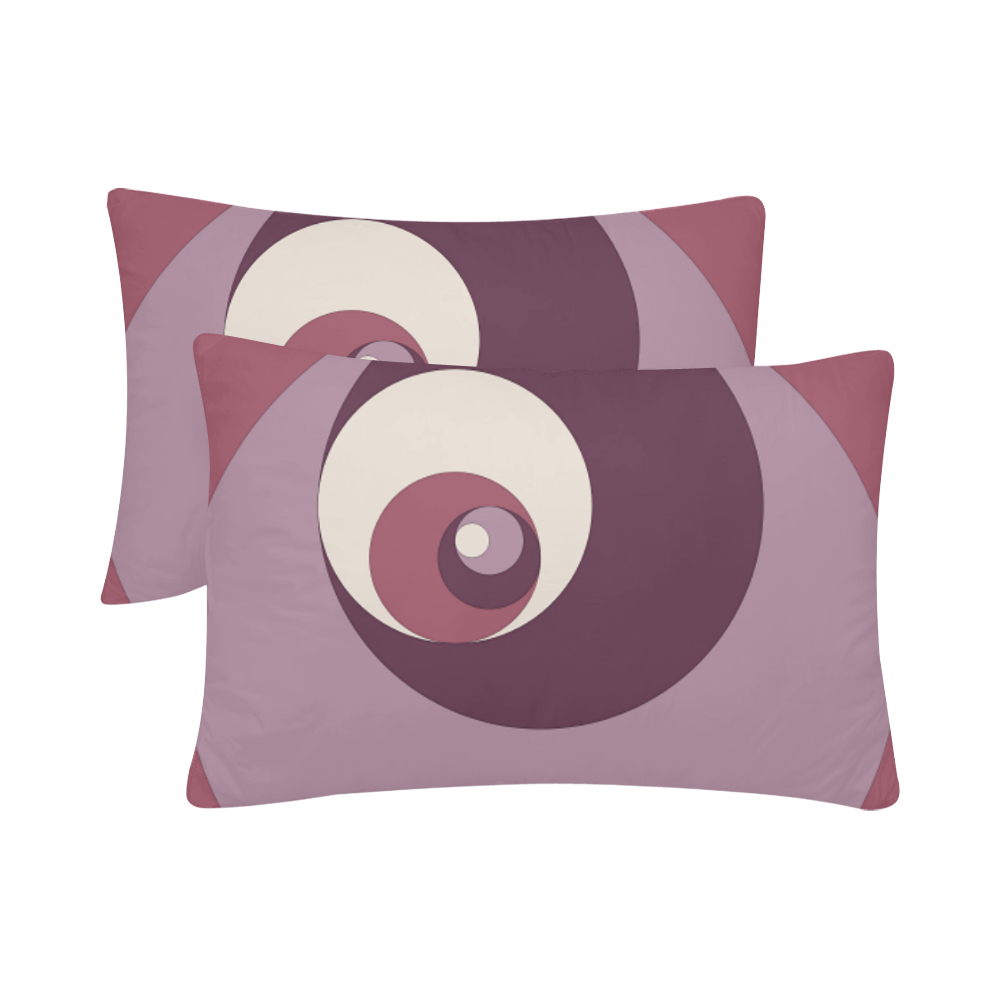 Fibonacci rose 2 Custom Pillow Case 20"x 30" (One Side) (Set of 2)