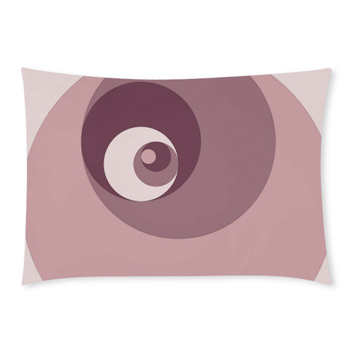 Fibonacci rose 3 Custom Rectangle Pillow Case 20x30 (One Side)