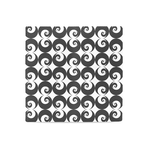Fibonacci rose pattern 6 Women's Leather Wallet (Model 1611)
