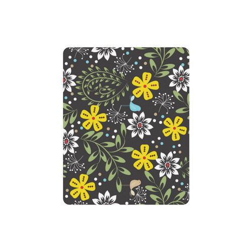 flowers-lovely-floral-pattern Rectangle Mousepad