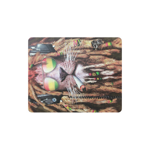 rasta lion Rectangle Mousepad