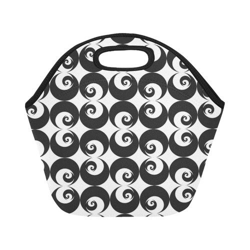 Fibonacci rose pattern 6 Neoprene Lunch Bag/Small (Model 1669)