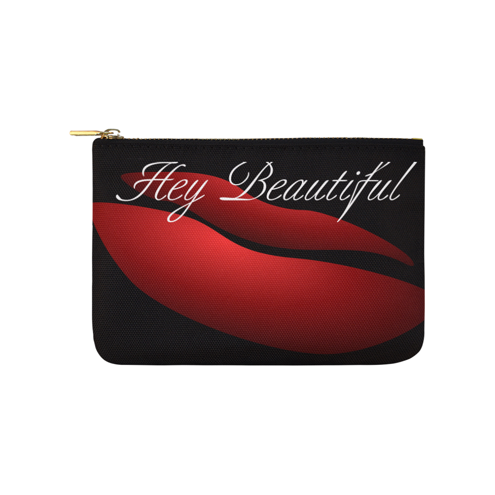 Fashion Beauty Bag - Hey Beautiful LG Carry-All Pouch 9.5''x6''