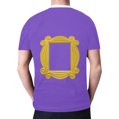 Friends Purple New All Over Print T-shirt for Men (Model T45)