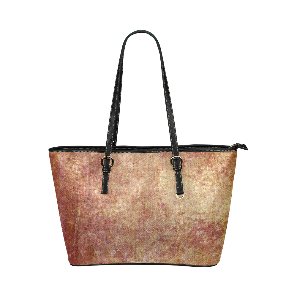 FADED-6 Leather Tote Bag/Large (Model 1651)