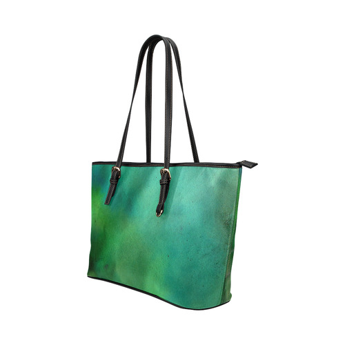 FADED-8 Leather Tote Bag/Large (Model 1651)