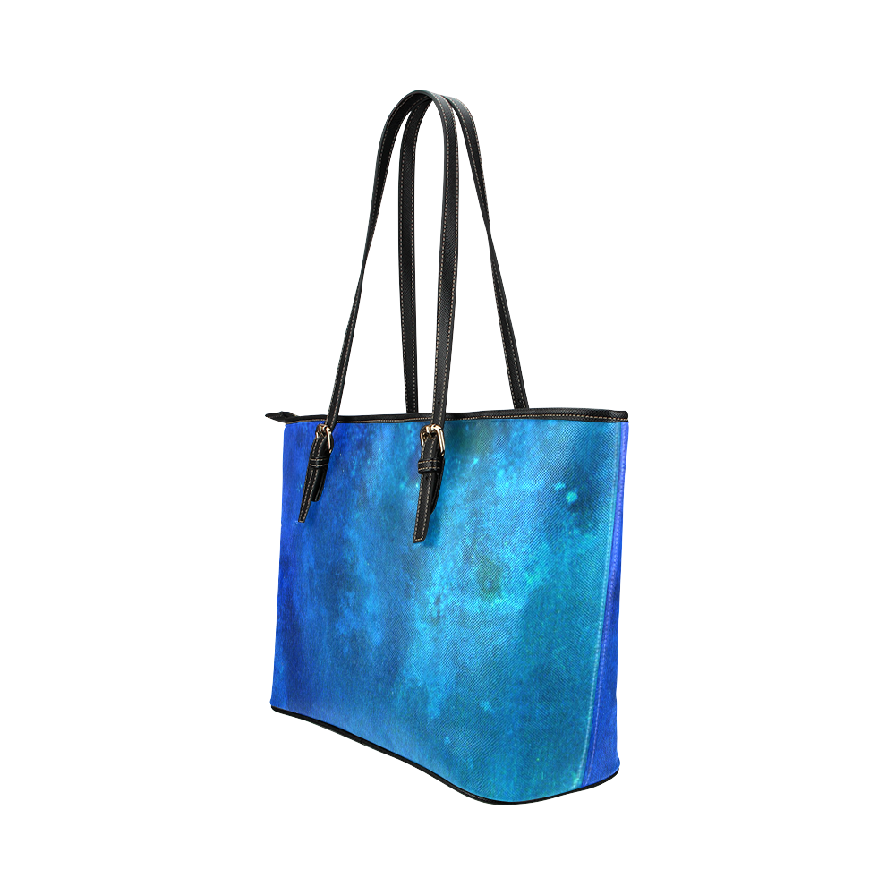 FADED-10 Leather Tote Bag/Large (Model 1651)