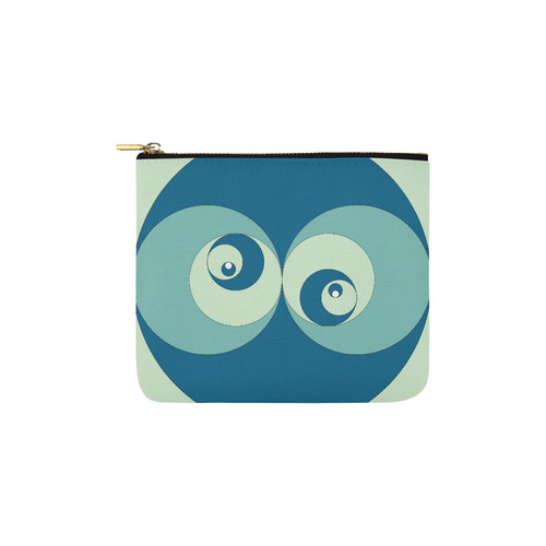 spiral-rose-2 Carry-All Pouch 6''x5''