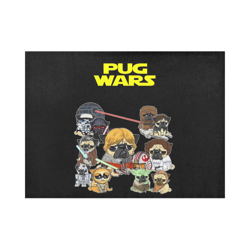 Pug Wars Placemat 14’’ x 19’’ (Set of 6)