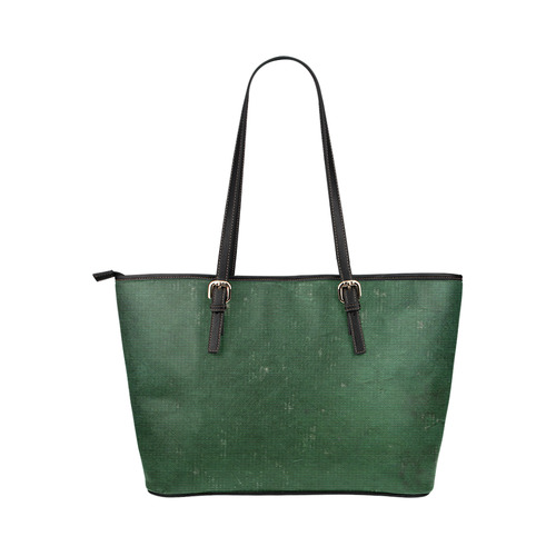 cotton-green Leather Tote Bag/Large (Model 1651)