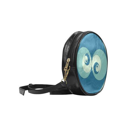 spiral-rose-2 Round Sling Bag (Model 1647)