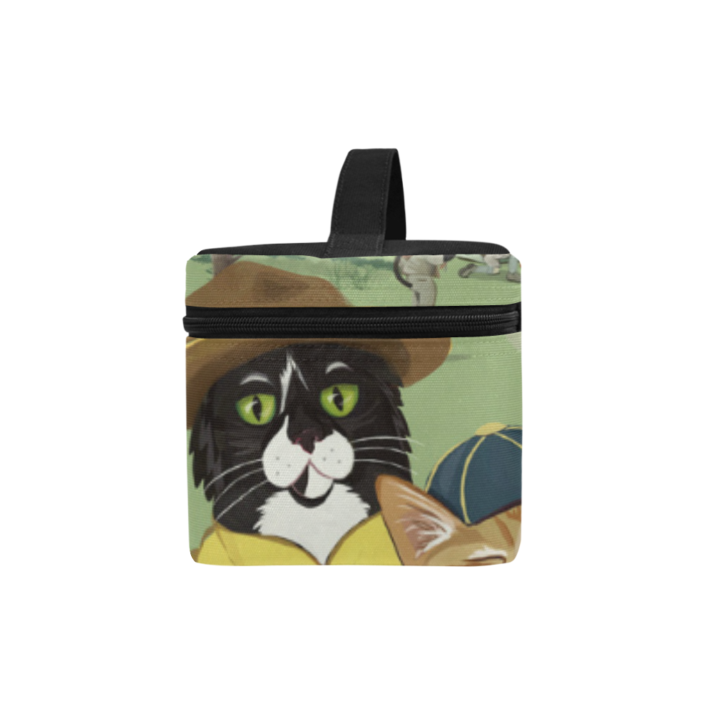 Cat Scouts Timmy and Mau Lunch Tote Lunch Bag/Large (Model 1658)