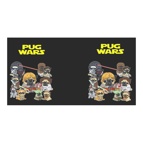Pug Wars Custom Ceramic Mug (15OZ)