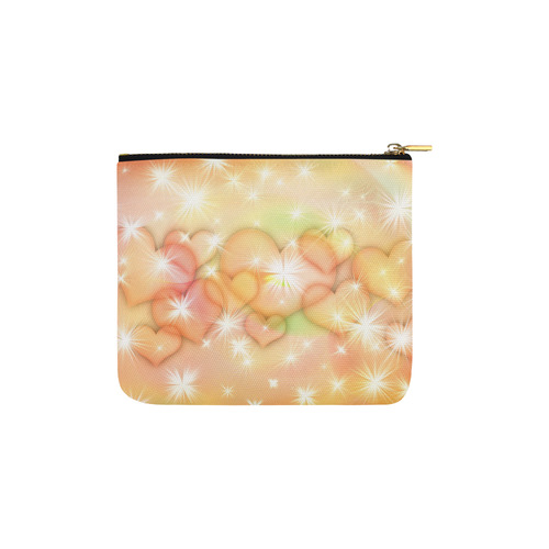 Beauty Bag - Pastel Hearts SM Carry-All Pouch 6''x5''