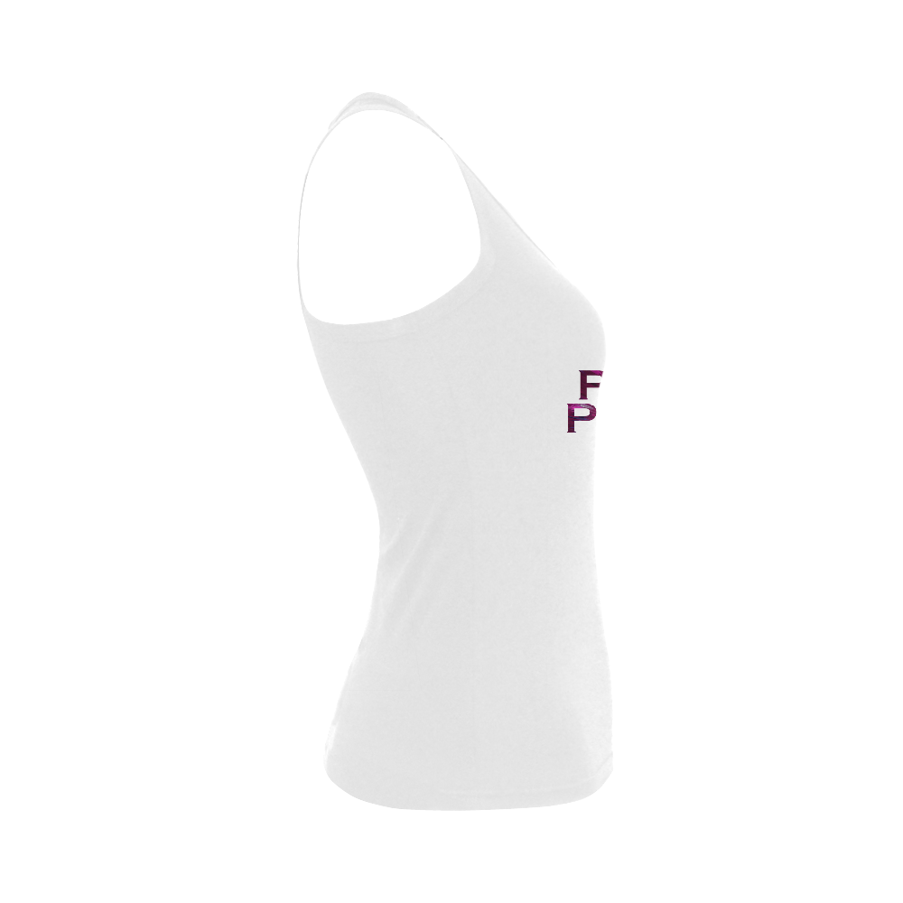 planxty pink Women's Shoulder-Free Tank Top (Model T35)