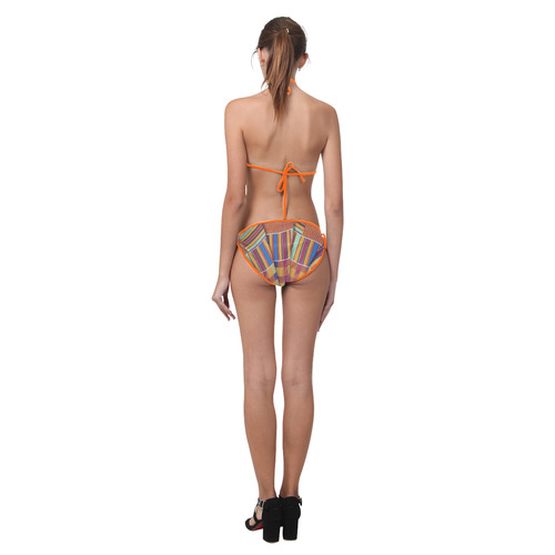 Bikini Swimsuit African Pattern Swimwear Sizes S M L Custom Bikini Swimsuit (Model S01)