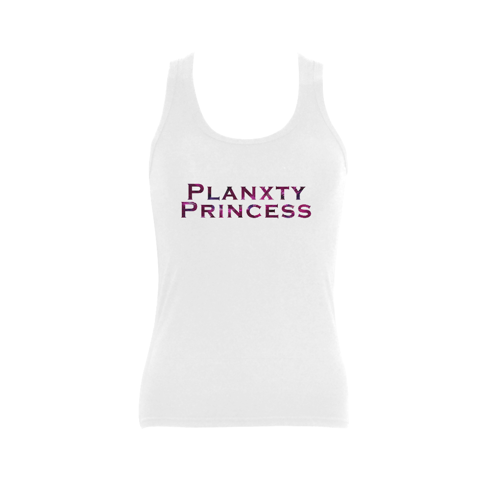 planxty pink Women's Shoulder-Free Tank Top (Model T35)